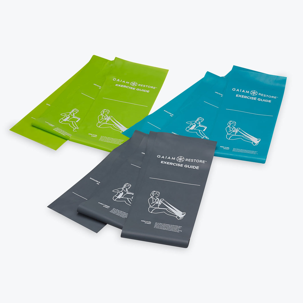 GAIAM RESTORE SELF GUIDED STRENGTH & FLEXIBILITY KIT (NP)