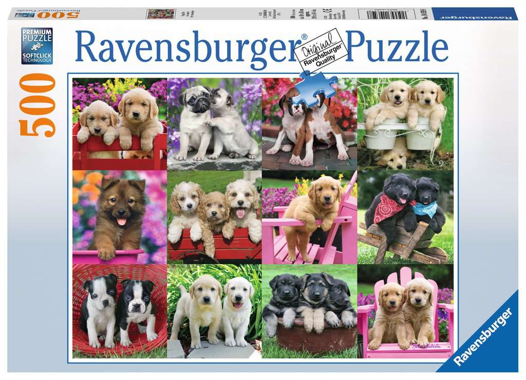 Puppy Pals - 500 pc Jigsaw Puzzle By Ravensburger