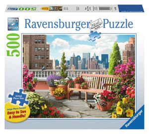Rooftop Garden - 500 pc Large Format Jigsaw Puzzle By Ravensburger