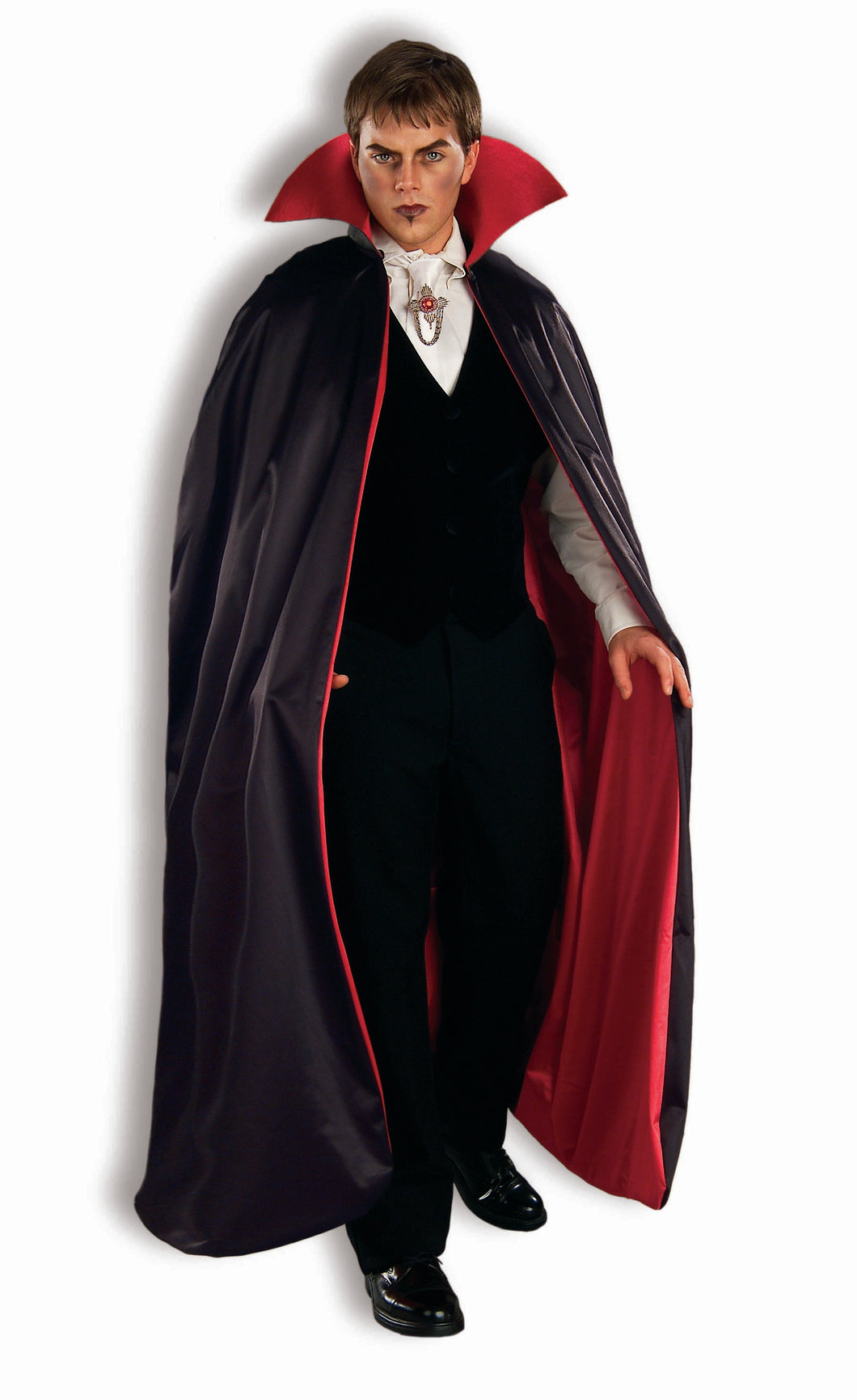 Reversible Phantom Costume Cape 56 Inches