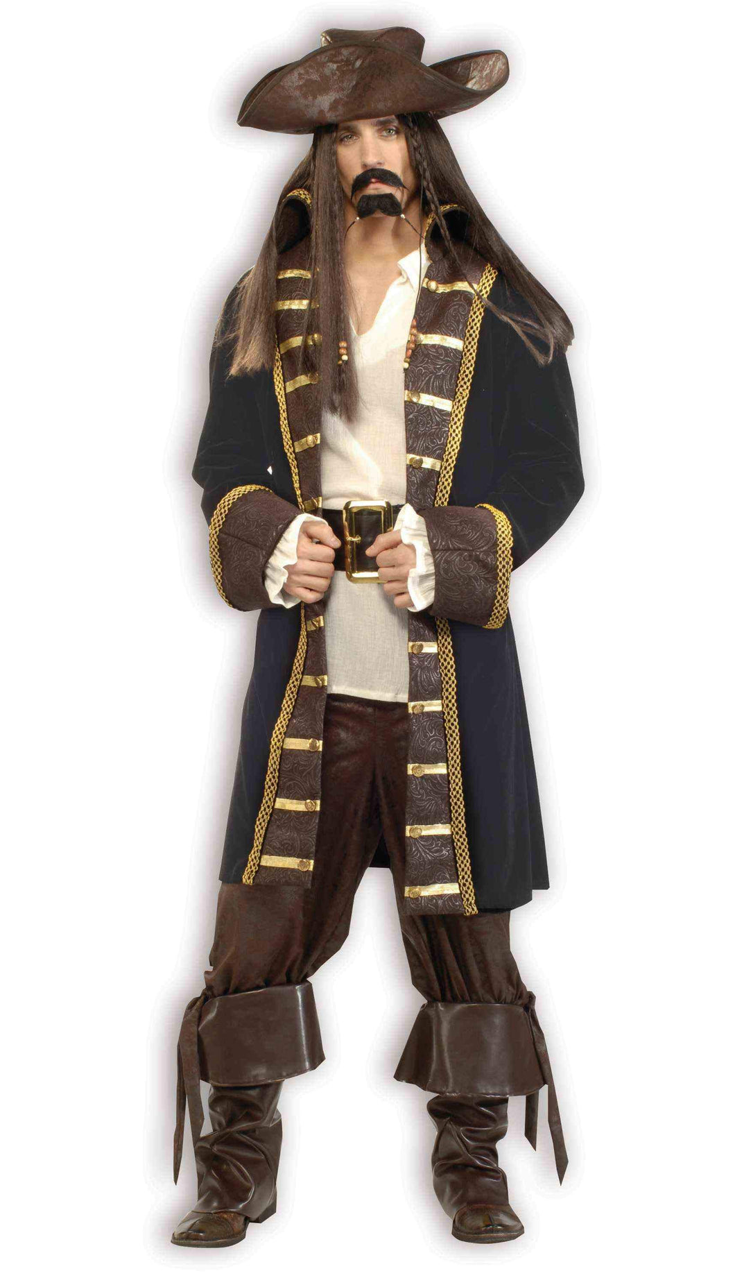 Deluxe Designer High Seas Pirate Costume - 6 pc costume
