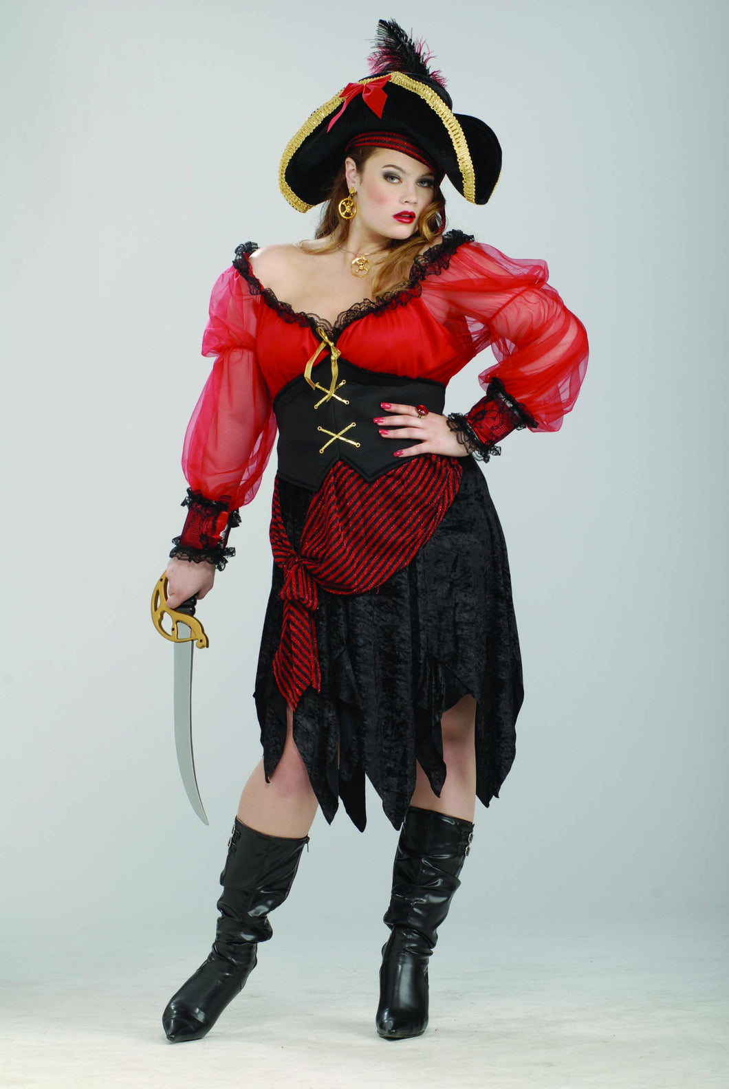 Women's Buccaneer Costume Plus Size
