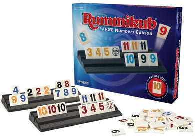 Rummikub Large Number Edition (includes Denim Tile Bag)
