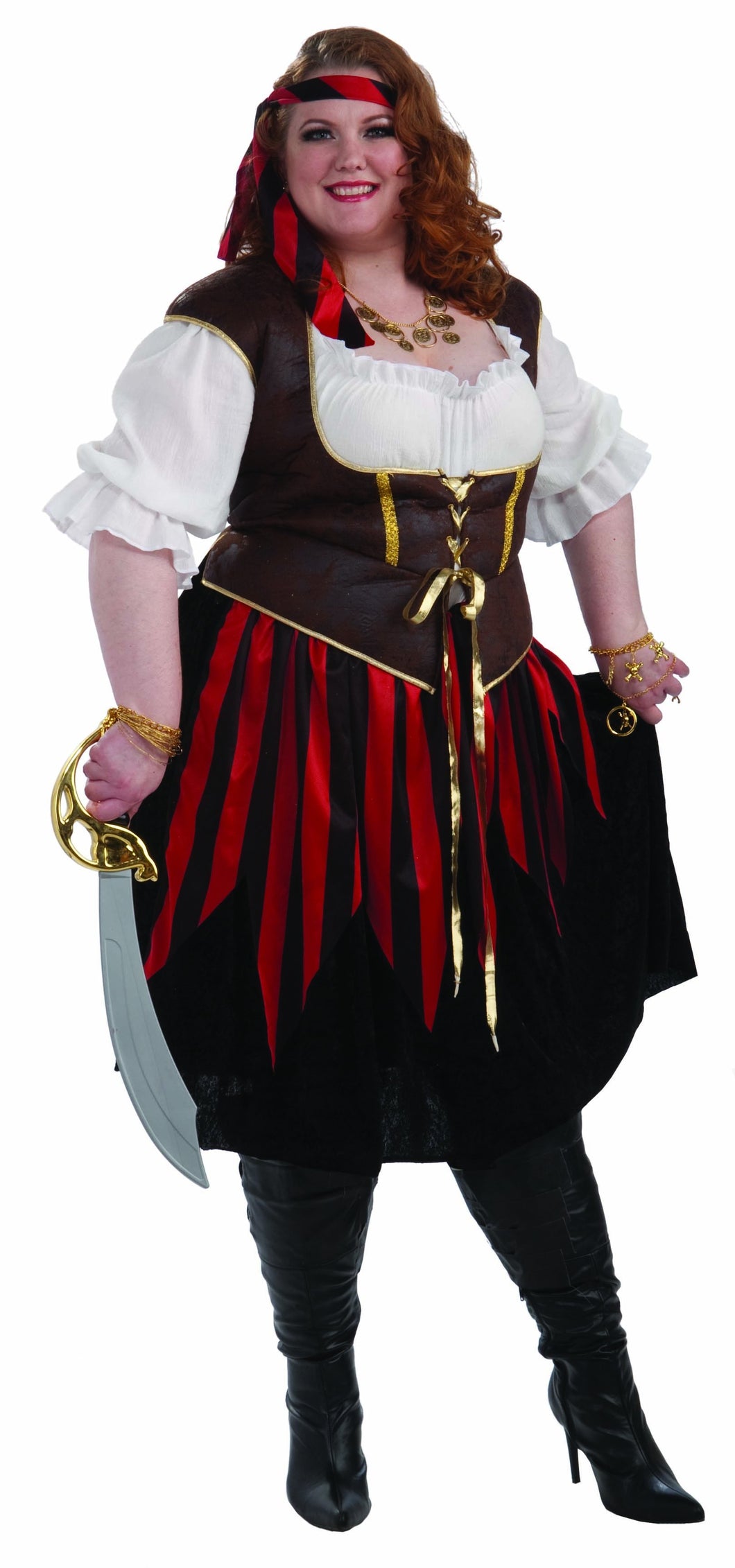 Pirate Lady Costume - Plus Size 3XL