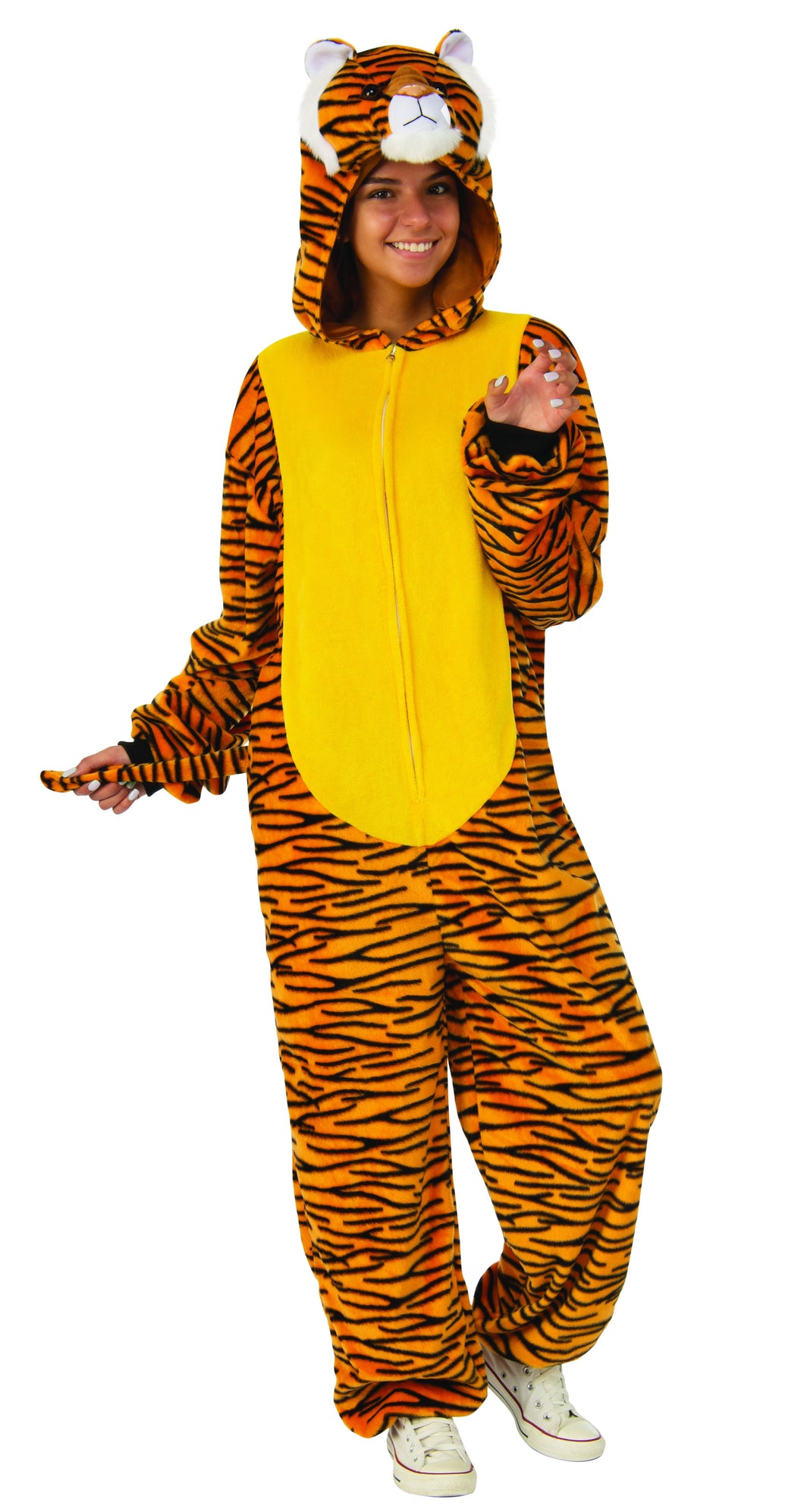 Adult Tiger Costume Comfywear Jumpsuit