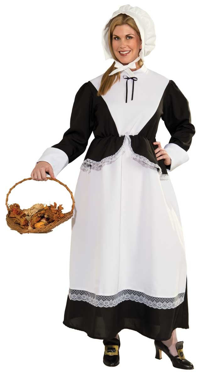 Pilgrim Woman Costume  - Plus Size