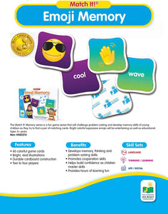 Match It!  Emoji Memory Cards - The Learning Journey