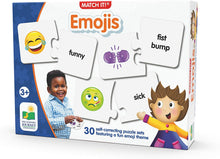 Match It Emojis Puzzle Cards - The Learning Journey