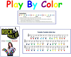 Rock And Roll It - Flexible Roll-up Rainbow Piano