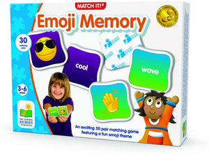 Match It!  Emoji Memory Cards - The Learning Journey