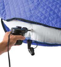 Quilted HugglePod Hanging Chair with Inflatable Cushion - Fuscia