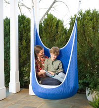 Quilted HugglePod Hanging Chair with Inflatable Cushion - Fuscia