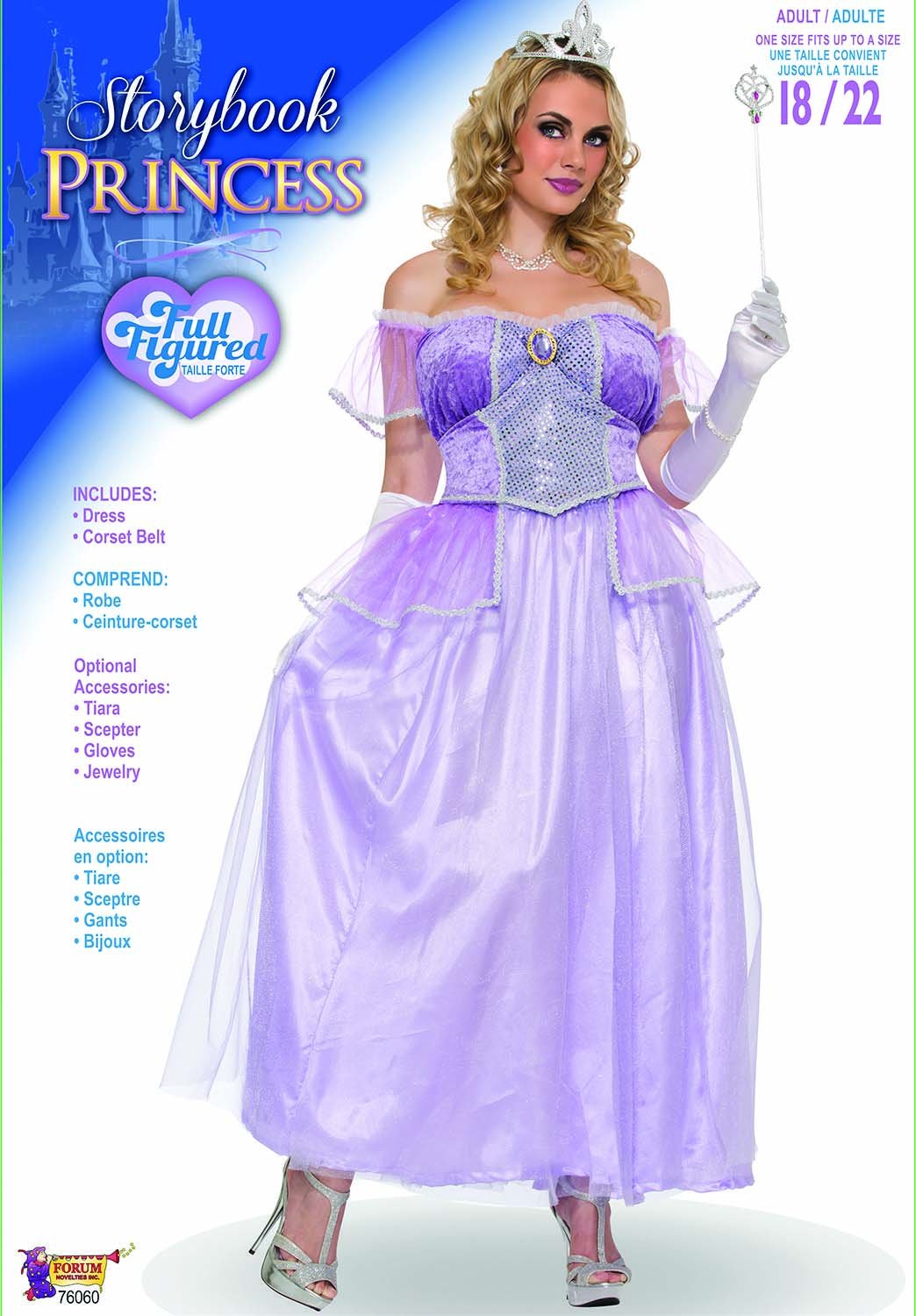 Storybook Princess Costume  - Plus Size