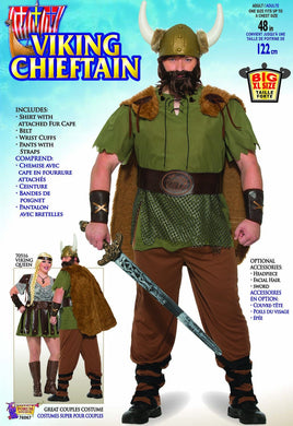 Viking Chieftain  Costume - Plus Size Costumes