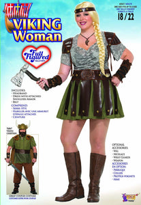 Viking Woman Costume  - Plus Size