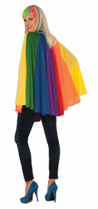 Adult Rainbow Fantasy Cape 30 inch length
