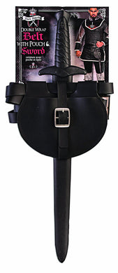 Black Royalty King Belt with Sword