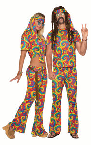 Adult Far Out Hippie Costume