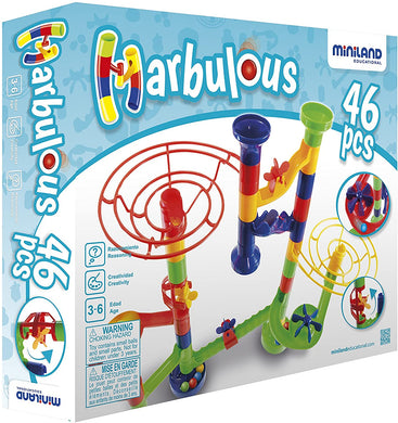 Marbulous Marble Run Building Kit (46 Piece)
