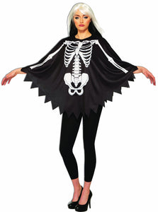Skeleton Bones Poncho