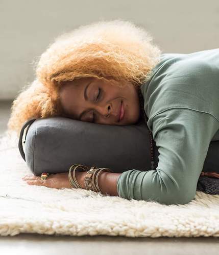 Manduka Enlight Rectangular Bolster-Thunder