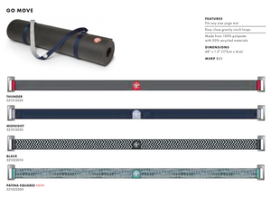 Manduka Go Move Mat Carrier Strap-Midnight