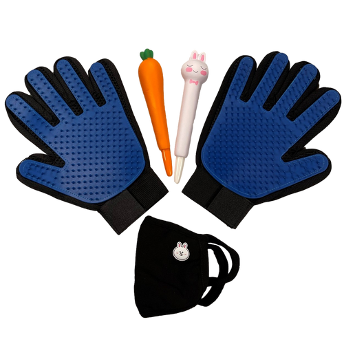 Sensory Pet Grooming Bundles (Mask, Gloves & Pen)