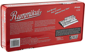 Rummikub in Retro Tin Edition (includes Denim Tile Bag)