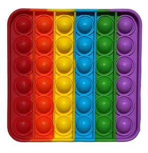 Push Pop Fidget - Rainbow Square