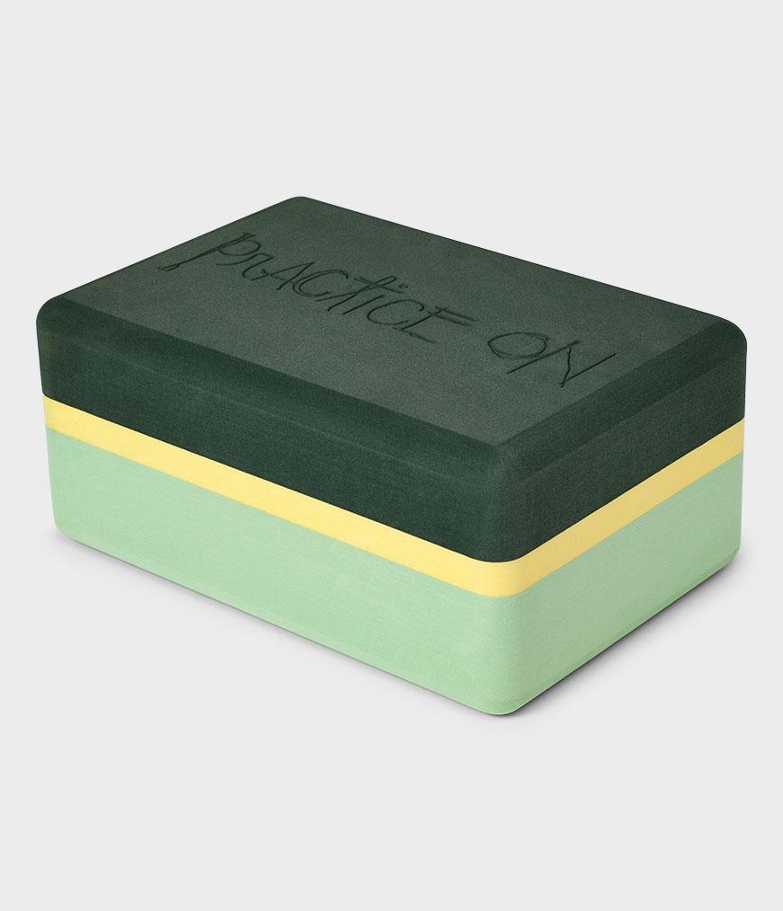 Manduka Recycled Foam Block-Green Ash