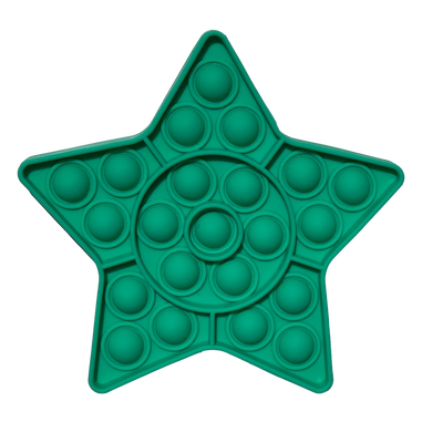 Push Pop Fidget - Green Star