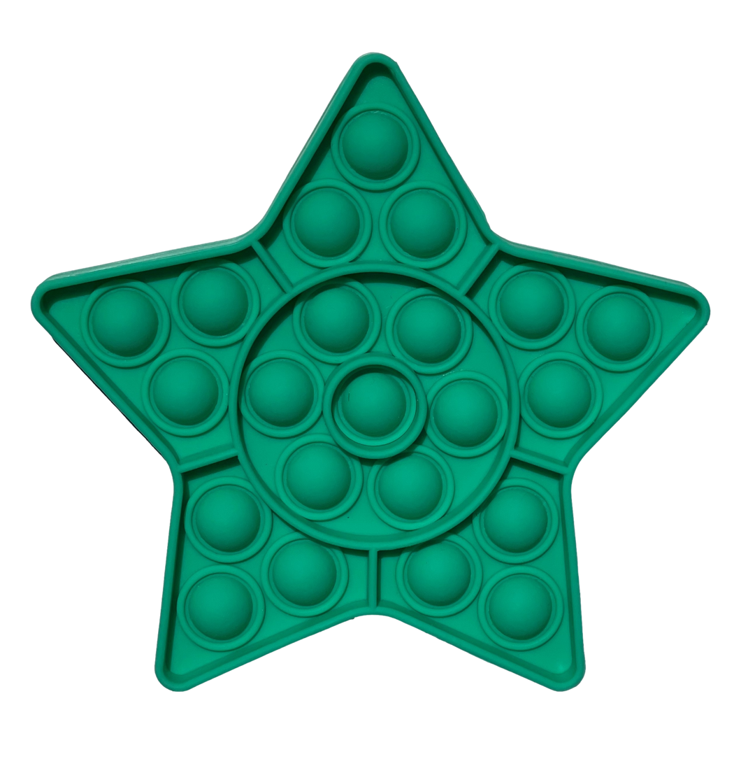 Push Pop Fidget - Green Star