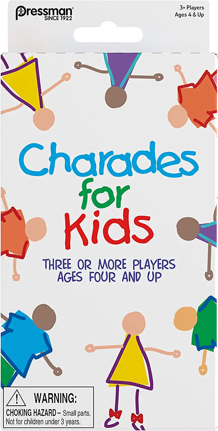 Charades for Kids - Peggable Box (with full size cards)