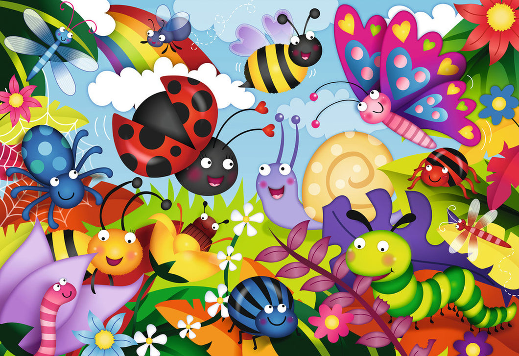 Cute Bugs   - 24 Pc Jigsaw Floor Puzzle By Ravensburger
