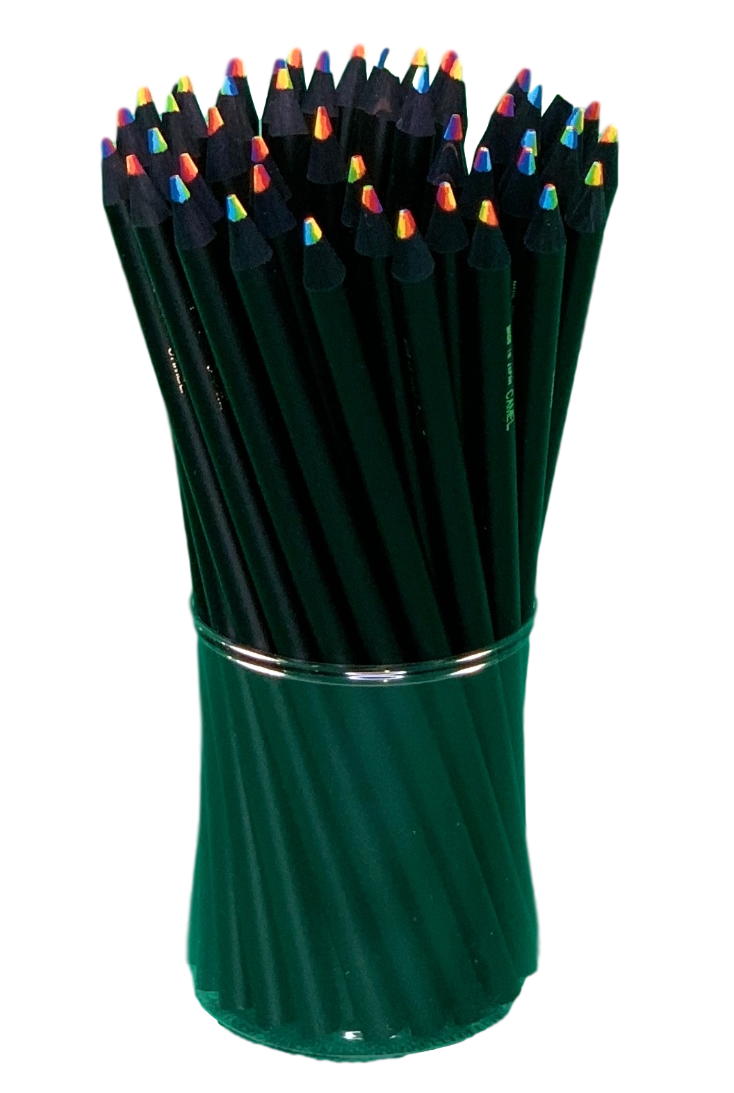 Six In One Color Black Wood Pencil