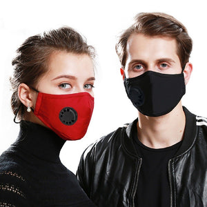 Washable Masks with Breathing Port - Includes Two Filters!