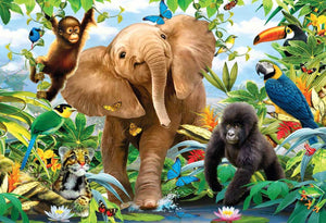 Jungle Juniors   - 24 Pc Jigsaw Floor Puzzle By Ravensburger
