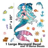 Mermaid Augmented Reality Wall Decal