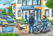 Police at Work  - 24 Piece Jigsaw Puzzles (2 Pack) By Ravensburger