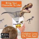 T-Rex Dinosaur Augmented Reality Wall Decal