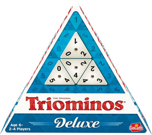 Tri-ominos Deluxe by Pressman - Deluxe Edition with Brass Spinners