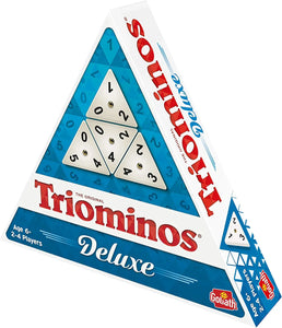 Tri-ominos Deluxe by Pressman - Deluxe Edition with Brass Spinners